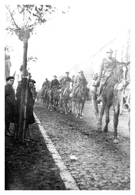 Arrivée des soldats Anglais
